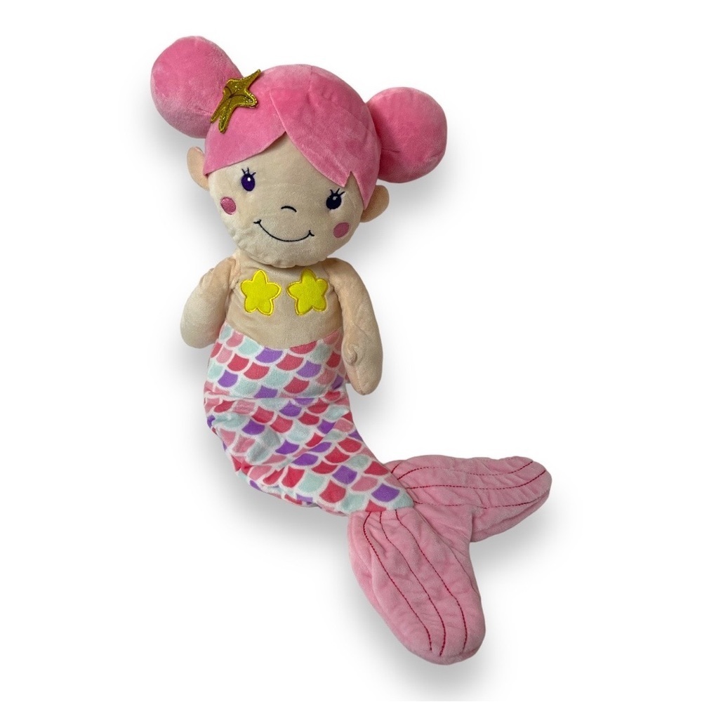 26” Hug Fun Mermaid Plush Doll Beach Kids Toys Nursery Girls Room Nautical Pink